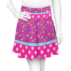 Sparkle & Dots Skater Skirt - Small (Personalized)