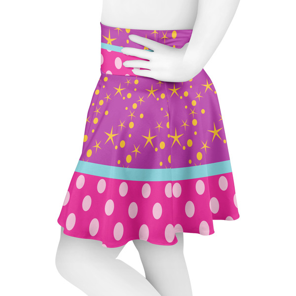 Sparkle & Dots Skater Skirt - Side
