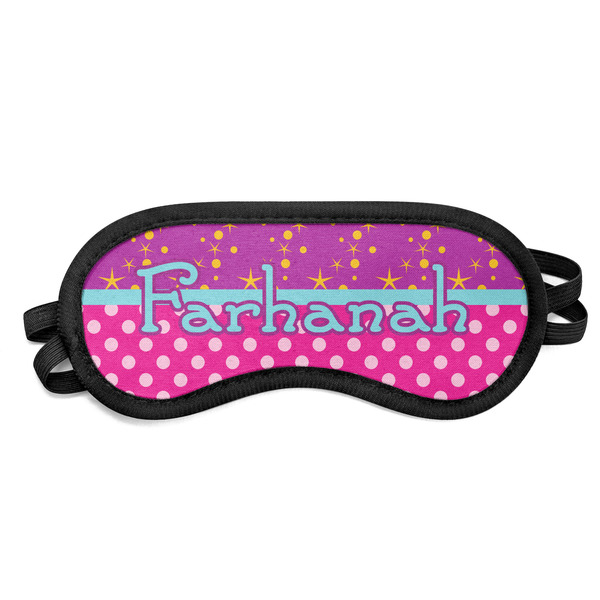 Custom Sparkle & Dots Sleeping Eye Mask (Personalized)