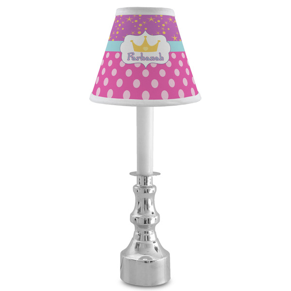 Sparkle & Dots Small Chandelier Lamp - LIFESTYLE (on candle stick)