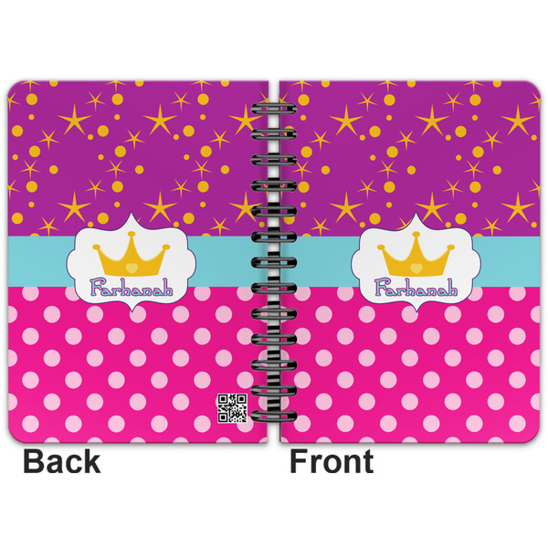 Sparkle & Dots Spiral Journal 5 x 7 - Apvl