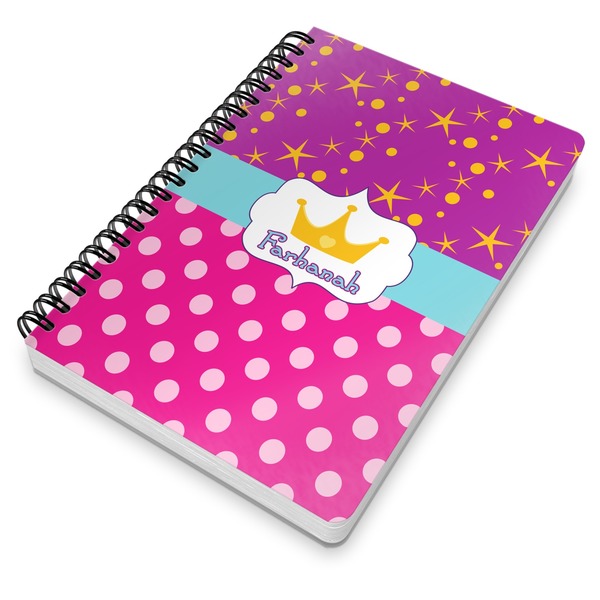 Sparkle & Dots Spiral Journal 7 x 10 - Main