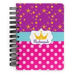 Sparkle & Dots Spiral Notebook - 5x7 w/ Name or Text