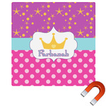 Sparkle & Dots Square Car Magnet - 10" (Personalized)
