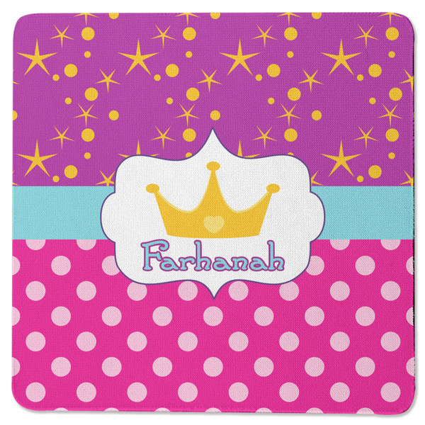 Sparkle & Dots Square Coaster Rubber Back - Single