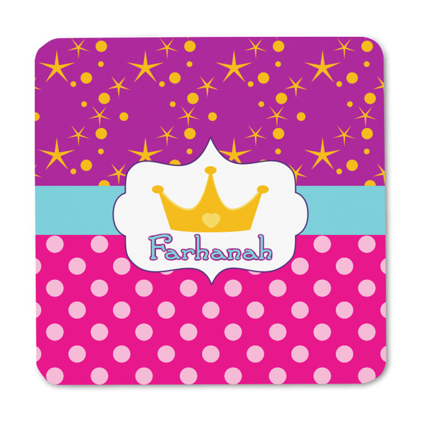 Sparkle & Dots Square Fridge Magnet - FRONT