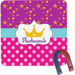 Sparkle & Dots Square Fridge Magnet w/ Name or Text