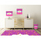 Sparkle & Dots Square Wall Decal Wooden Desk