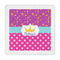 Sparkle & Dots Standard Decorative Napkins (Personalized)