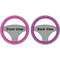 Sparkle & Dots Steering Wheel Cover- Front and Back