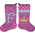 Sparkle & Dots Holiday Stocking - Double-Sided - Neoprene (Personalized)