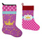 Sparkle & Dots Stockings - Side by Side compare