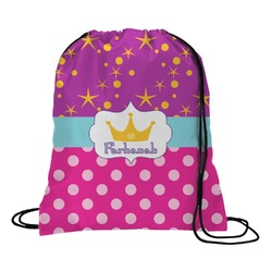 Sparkle & Dots Drawstring Backpack - Small (Personalized)