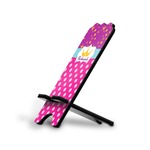 Sparkle & Dots Stylized Cell Phone Stand - Small w/ Name or Text