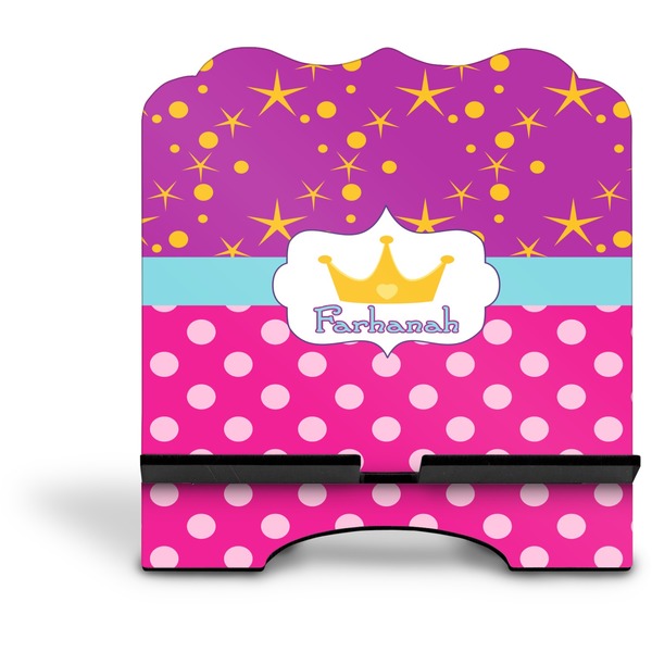 Sparkle & Dots Stylized Tablet Stand - Front without iPad