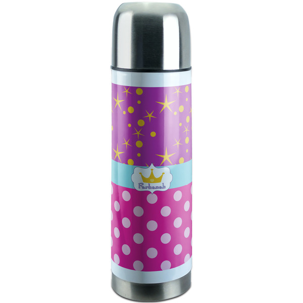 Custom Sparkle & Dots Stainless Steel Thermos (Personalized)