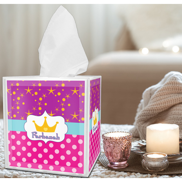 Sparkle & Dots Tissue Box - LIFESTYLE