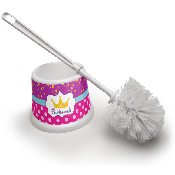 Custom Sparkle & Dots Toilet Brush (Personalized)