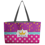 Sparkle & Dots Beach Totes Bag - w/ Black Handles (Personalized)