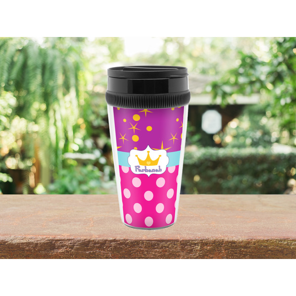 Sparkle & Dots Travel Mug Lifestyle (Personalized)