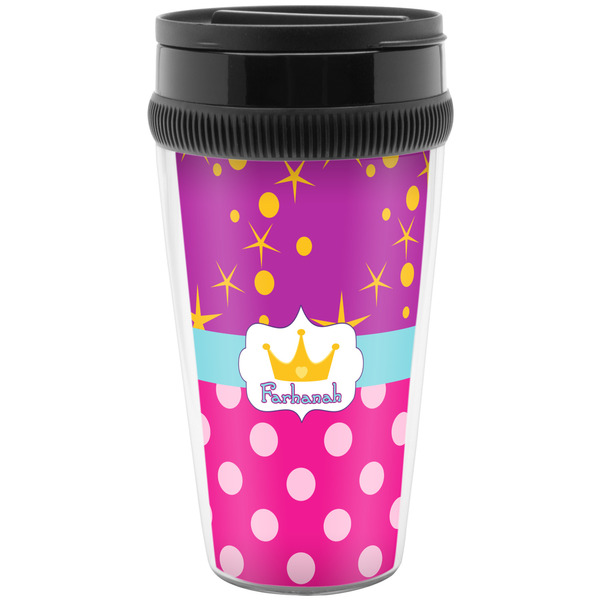 Custom Sparkle & Dots Acrylic Travel Mug without Handle (Personalized)