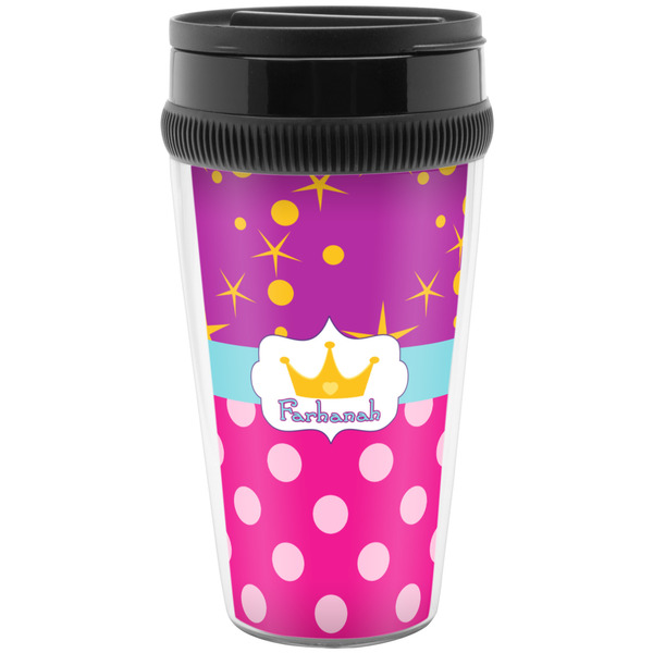 Custom Sparkle & Dots Acrylic Travel Mug without Handle (Personalized)
