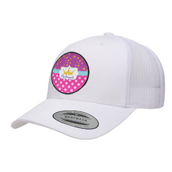 Sparkle & Dots Trucker Hat - White (Personalized)