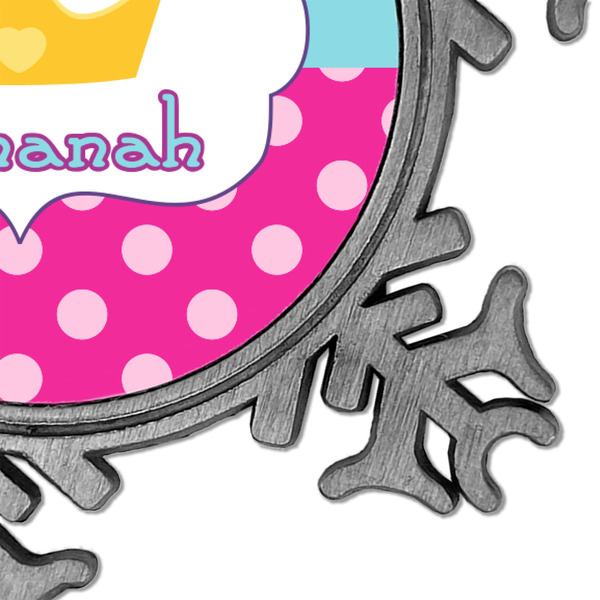 Sparkle & Dots Vintage Snowflake - Detail