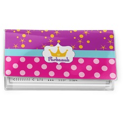 Sparkle & Dots Vinyl Checkbook Cover (Personalized)