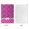 Sparkle & Dots Waffle Weave Golf Towel - Approval