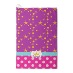 Sparkle & Dots Waffle Weave Golf Towel (Personalized)