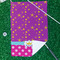 Sparkle & Dots Waffle Weave Golf Towel - In Context