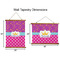 Sparkle & Dots Wall Hanging Tapestries - Parent/Sizing