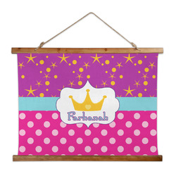 Sparkle & Dots Wall Hanging Tapestry - Wide (Personalized)