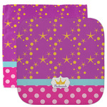 Sparkle & Dots Facecloth / Wash Cloth (Personalized)