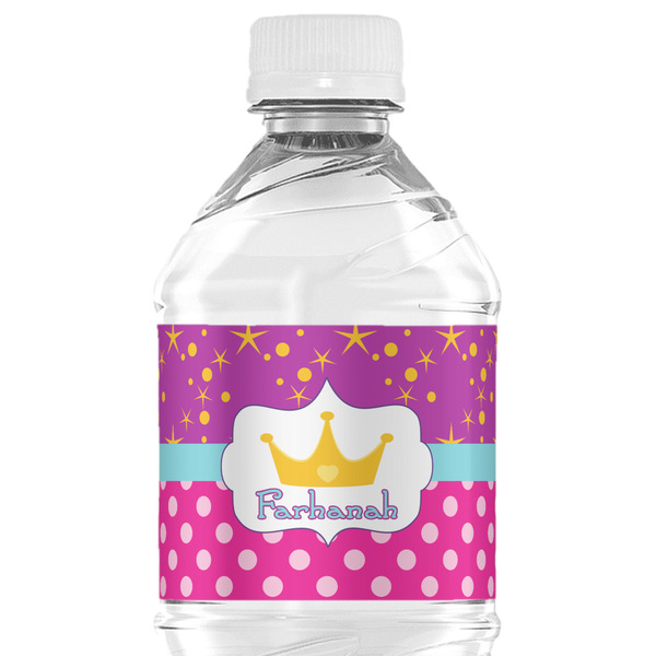 Custom Sparkle & Dots Water Bottle Labels - Custom Sized (Personalized)
