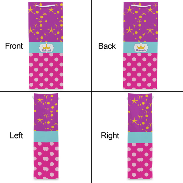 Sparkle & Dots Wine Gift Bag - Matte - Approval