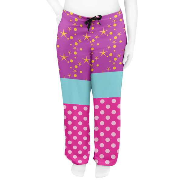 Sparkle & Dots Women's Pj on model - Front