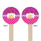Sparkle & Dots Wooden 6" Stir Stick - Round - Double Sided - Front & Back