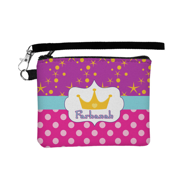 Custom Sparkle & Dots Wristlet ID Case w/ Name or Text