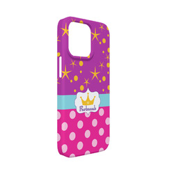 Sparkle & Dots iPhone Case - Plastic - iPhone 13 Mini (Personalized)