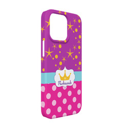 Sparkle & Dots iPhone Case - Plastic - iPhone 13 Pro (Personalized)