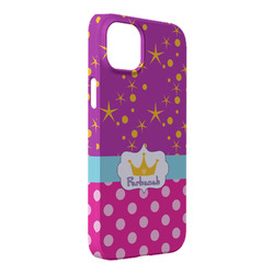 Sparkle & Dots iPhone Case - Plastic - iPhone 14 Pro Max (Personalized)