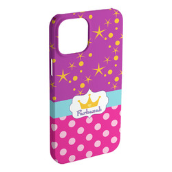 Sparkle & Dots iPhone Case - Plastic - iPhone 15 Plus (Personalized)
