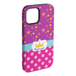 Sparkle & Dots iPhone Case - Rubber Lined - iPhone 15 Plus (Personalized)