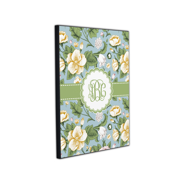 Vintage Floral 11x14 Wood Print - Angle View