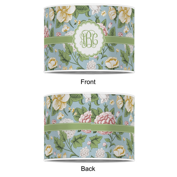 Vintage Floral 12" Drum Lampshade - APPROVAL (Poly Film)