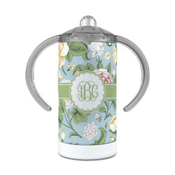 Vintage Floral 12 oz Stainless Steel Sippy Cup (Personalized)