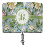 Vintage Floral 16" Drum Lamp Shade - Fabric (Personalized)