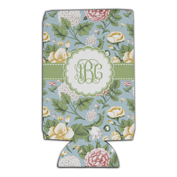 Vintage Floral 16oz Can Sleeve - Set of 4 - FRONT